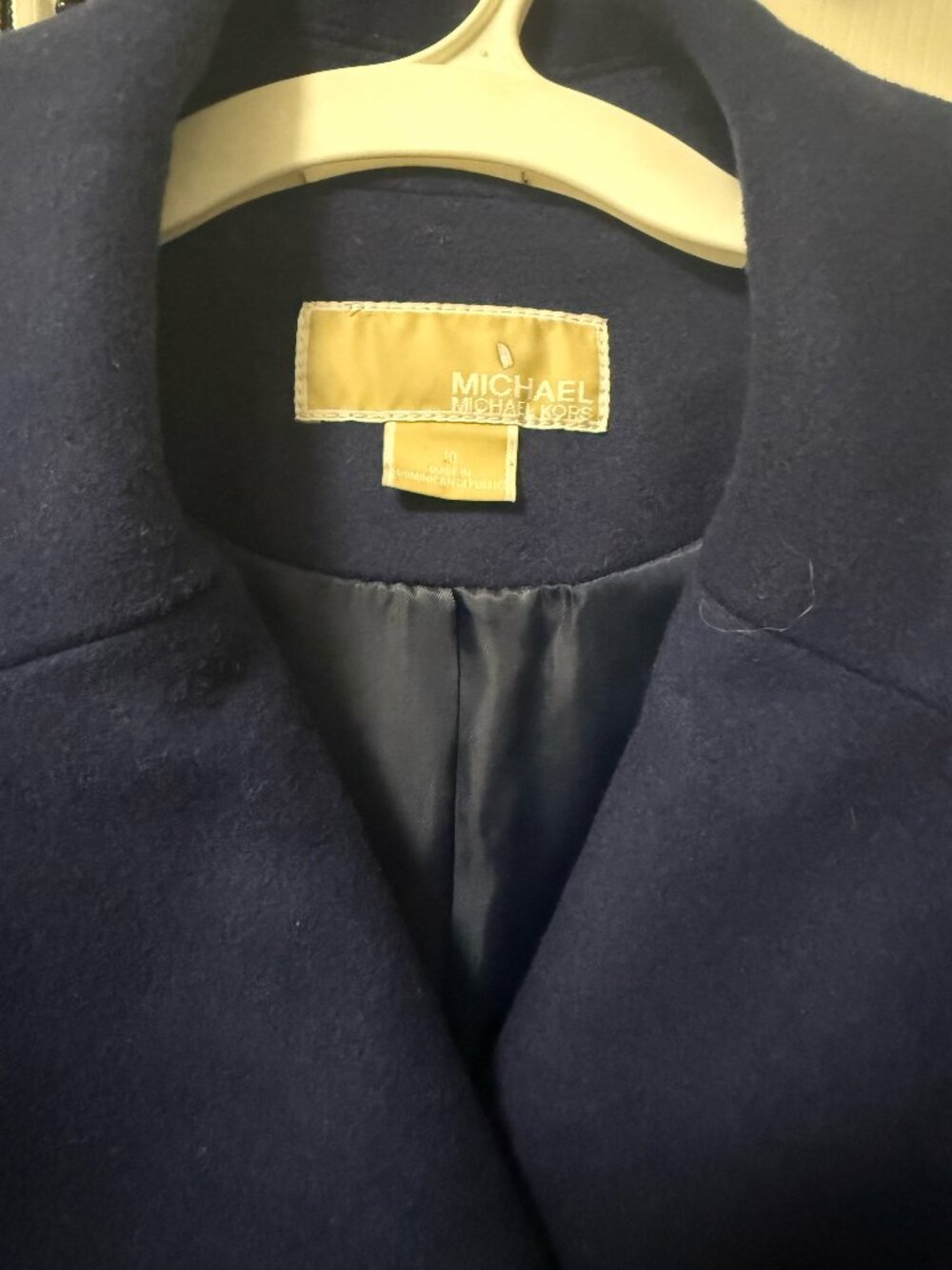 MICHAEL Michael Kors Navy Peacoat Size 10